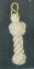 Ship's Bell Rustic Cotton Lanyards - Small 4" For 3"- 6" Bell